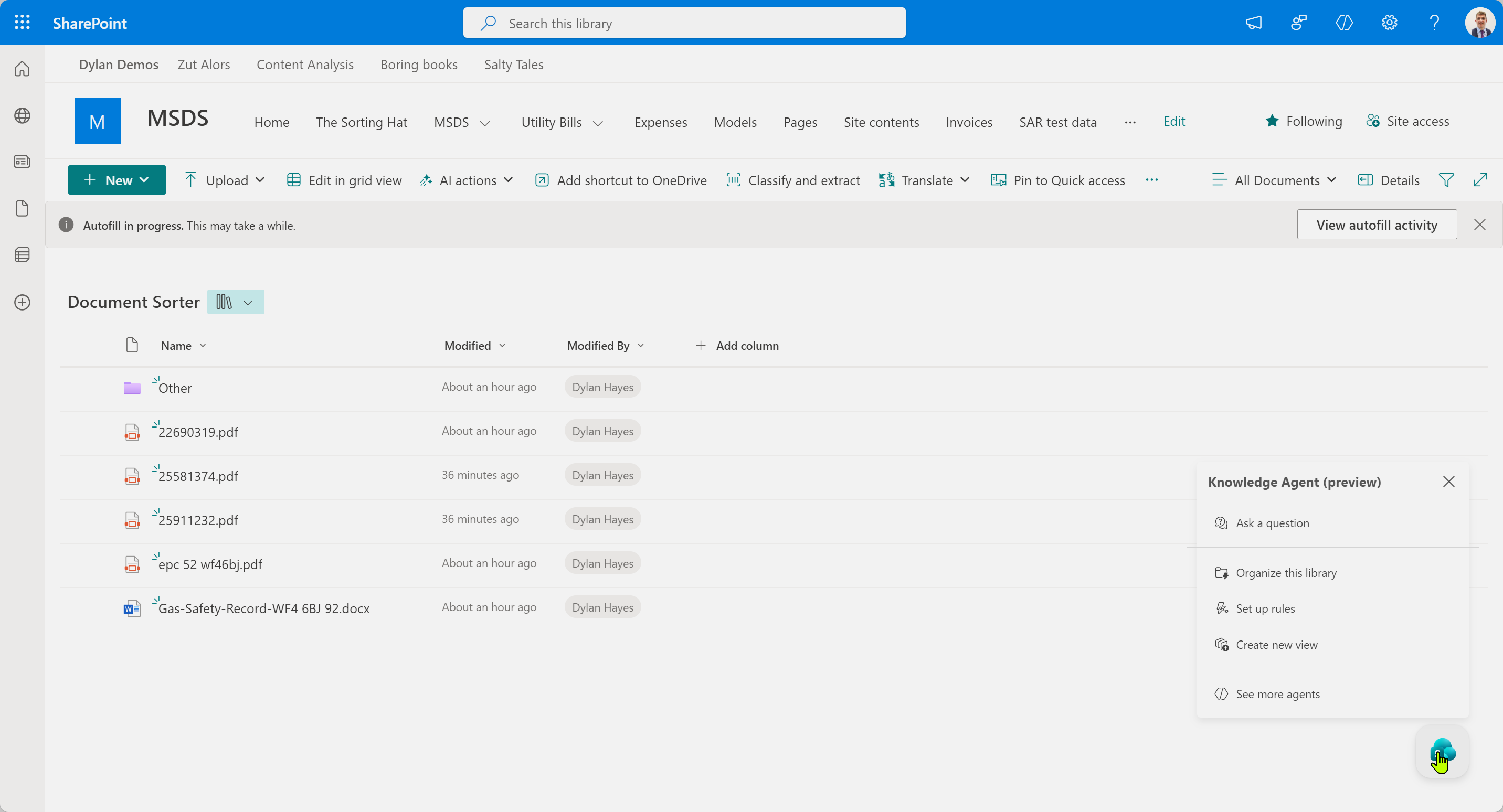 SharePoint Knowledge Agent